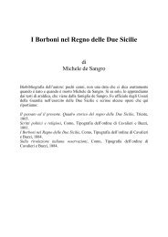 I Borboni nel Regno delle Due Sicilie - A Nazione Napulitana