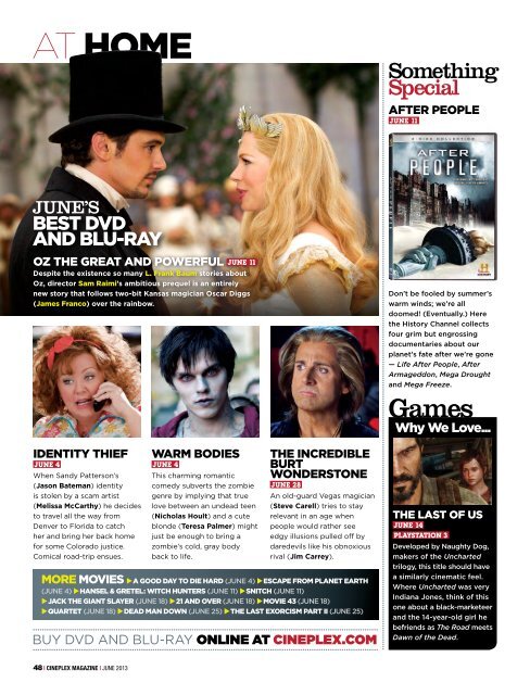 Cineplex Magazine June2013