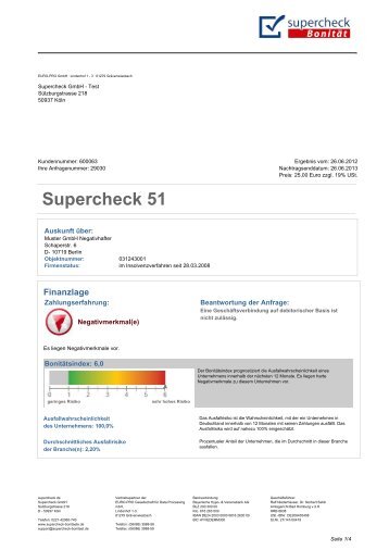 Supercheck 51 - Supercheck-Bonitaet.de