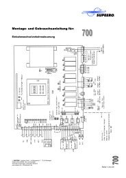 Montage- und Gebrauchsanleitung für: - supeero