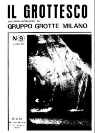 Il Grottesco n. 9 - Gruppo Grotte Milano