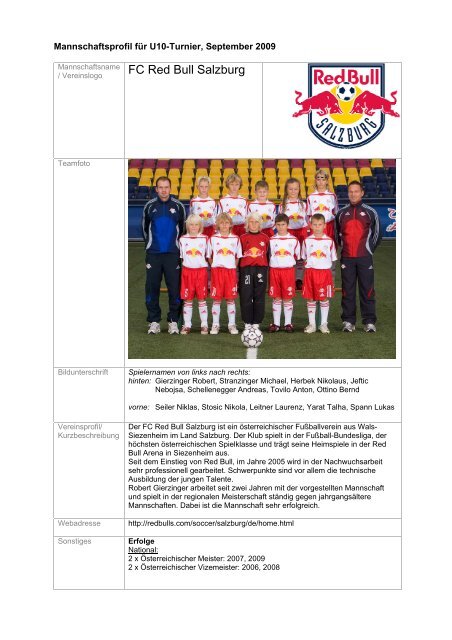 FC Red Bull Salzburg - Fussball