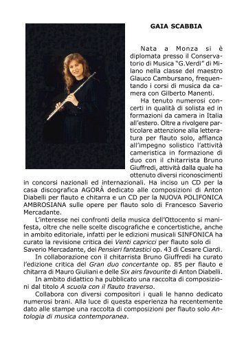 PDF brochure: Flauto e Chitarra - Giuffredi, Bruno