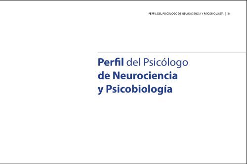Perles por competencias del profesional en Psicología - Centro de ...