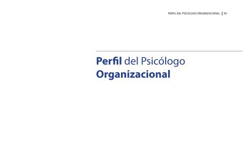 Perles por competencias del profesional en Psicología - Centro de ...