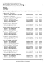 Startliste - SV Neptun Herne 1923 eV