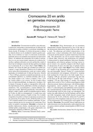 Cromosoma 20 en anillo en gemelas monocigotas - SciELO