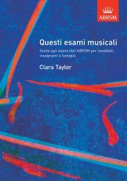 Questi esami musicali - ABRSM