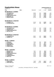 Ergebnisliste Kinderskirennen 2013 - SV Tristach