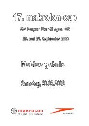 Meldeergebnis Makrolon-Cup 2008_20092008 - SV TuS 1925 ...