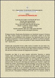 Lettura su Paracelso - Sito della Rispettabile Loggia Massonica ...
