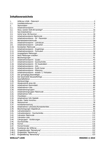 WINLine LOHN - Österreich - swi-online