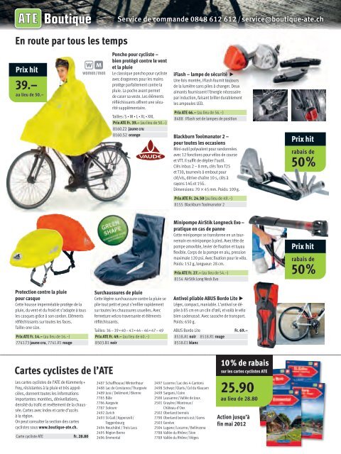 Supplément vélo - ATE Association Transports et Environnement