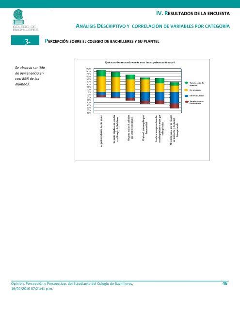 Perfil de nuestros alumnos - Colegio de Bachilleres