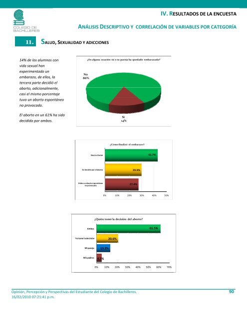 Perfil de nuestros alumnos - Colegio de Bachilleres