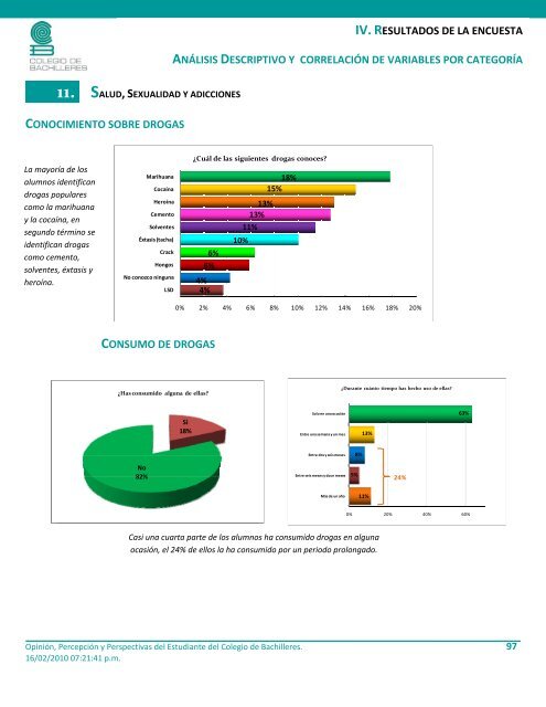 Perfil de nuestros alumnos - Colegio de Bachilleres