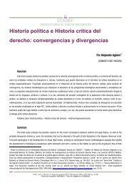 Alejandro Agüero, Historia política e Historia crítica del derecho