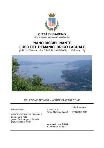 scarica il file .pdf (465 kb) - Comune di Baveno