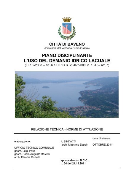 scarica il file .pdf (465 kb) - Comune di Baveno