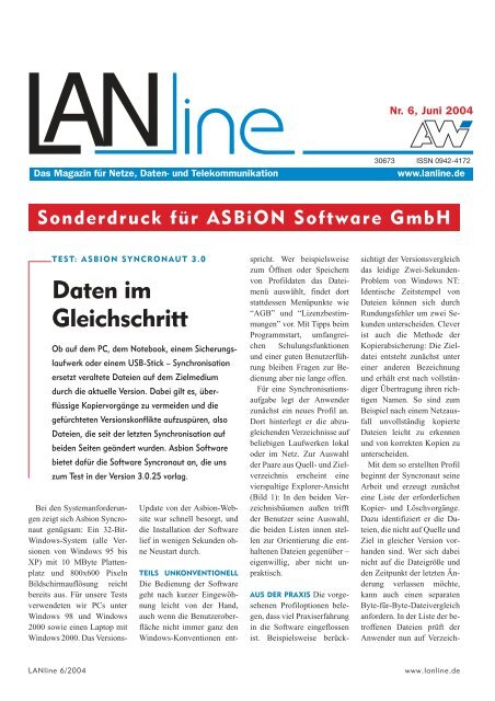 SD-LL06-Asbion Software - ASBiON Software GmbH