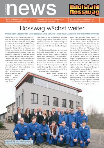 news - Edelstahl Rosswag