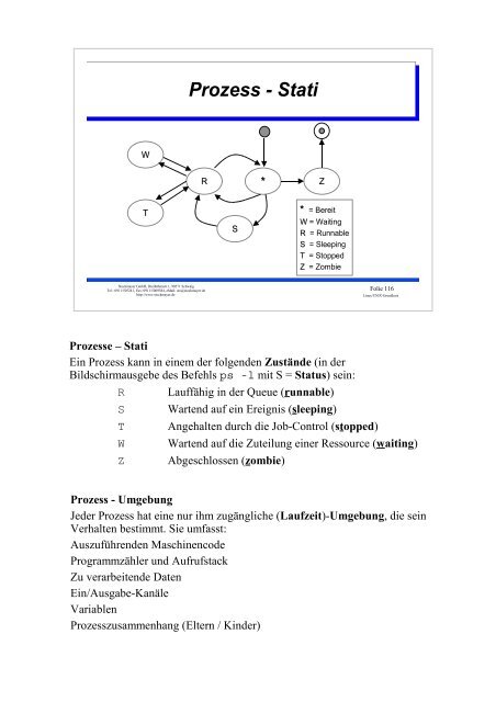 UNIX-Einführungsskript - Christoph Stockmayer GmbH