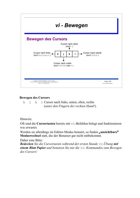 UNIX-Einführungsskript - Christoph Stockmayer GmbH