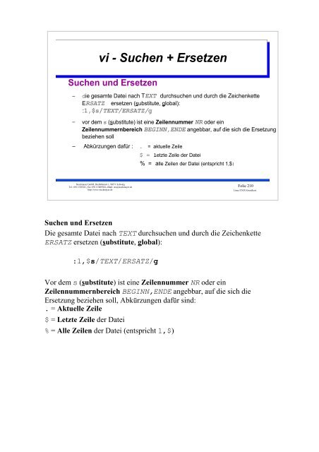 UNIX-Einführungsskript - Christoph Stockmayer GmbH