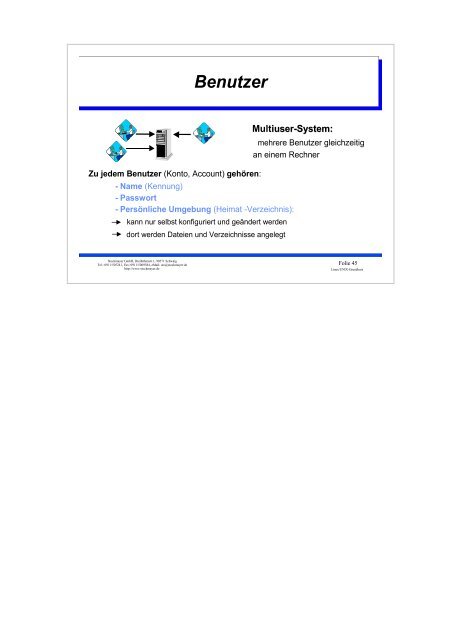 UNIX-Einführungsskript - Christoph Stockmayer GmbH