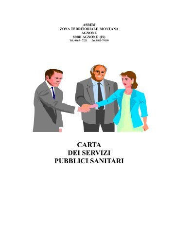 CARTA DEI SERVIZI PUBBLICI SANITARI - ASReM Agnone