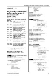 Malformatii congenitale, deformatii si anomalii cromozomiale