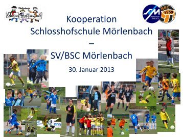 Kooperationspapier - SV Mörlenbach