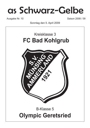 10 Bad Kohlgrub - SV Münsing