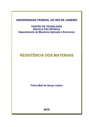 RESISTÊNCIA DOS MATERIAIS - Civil.ee.ufrj.br