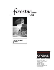 Firestar OEM v30 Reference Guide, Version 1.3 ... - Synrad, Inc.