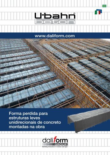 Forma perdida para estruturas leves unidirecionais de concreto ...