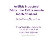 Estructuras Estáticamente Indeterminadas.pdf - Facultad de Ingeniería