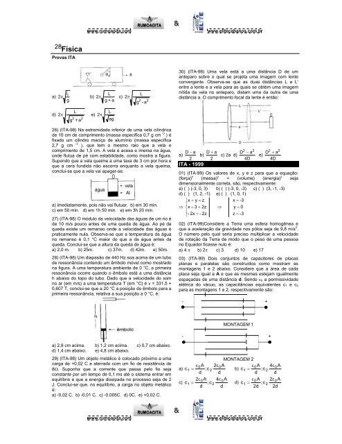 Física - Projeto Rumo ao ITA