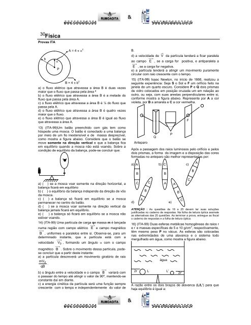 Física - Projeto Rumo ao ITA