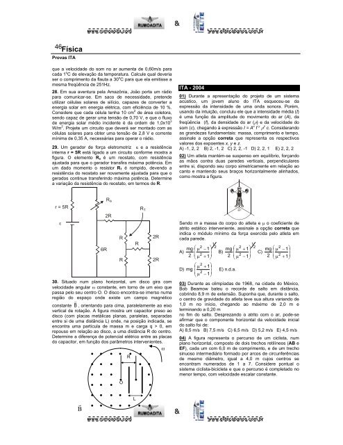 Física - Projeto Rumo ao ITA