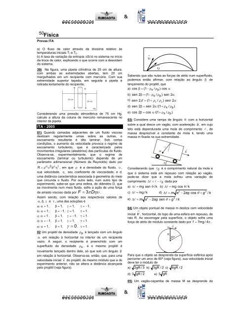 Física - Projeto Rumo ao ITA