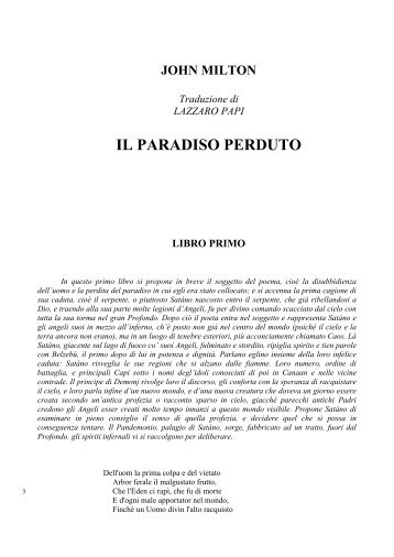 Il paradiso perduto