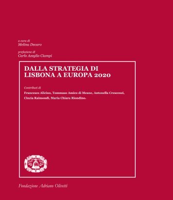 dalla strategia di lisbona a europa 2020 - Consorzio Camerale per il ...