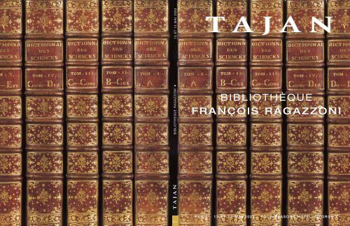 Bibliothèque François Ragazzoni - Tajan