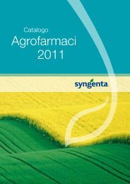 Syngenta CP - Catalogo Agrofarmaci 2011