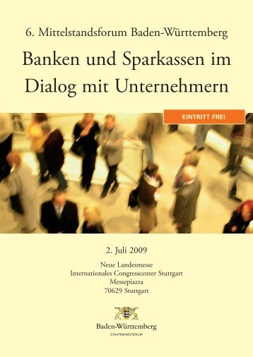 Banken und Sparkassen im Dialog mit Unternehmern - Systag