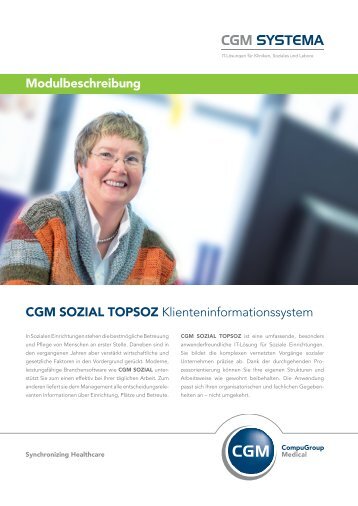 Modulbeschreibung CGM SOZIAL TOPSOZ ... - CGM SYSTEMA