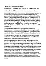 INTERVISTA A DON FORNARI - Diocesi di Piacenza-Bobbio