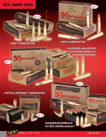 NEW AMMO 2009 - Hornady.com