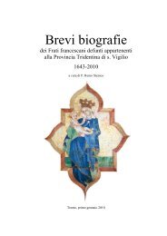 Brevi biografie - Provincia Tridentina